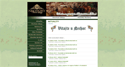 Desktop Screenshot of nechory.cz